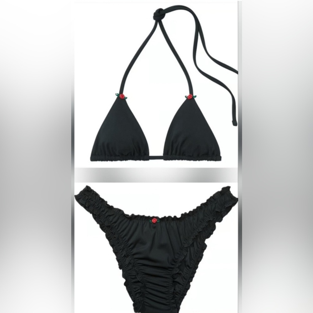 PINK BY FRANKIES BIKINIS
CAPE MAY BIKINI TOP AND BOTTOM